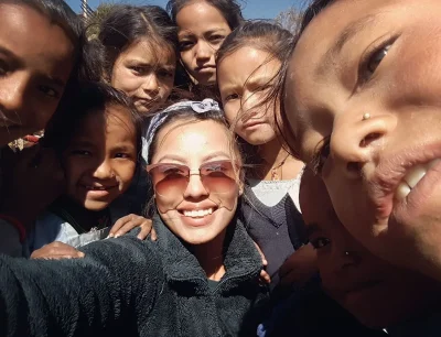 Selfie with girls of Jumla